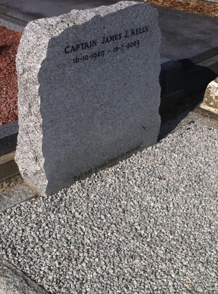 Put not your trust in princes - Captain James Kelly's grave at Glasnevin (quite close to Dev's)