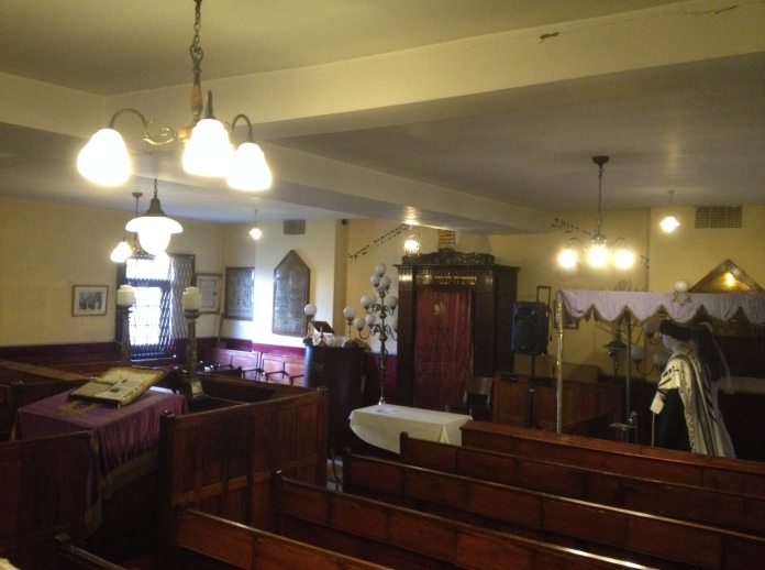 Upstairs original synagogue